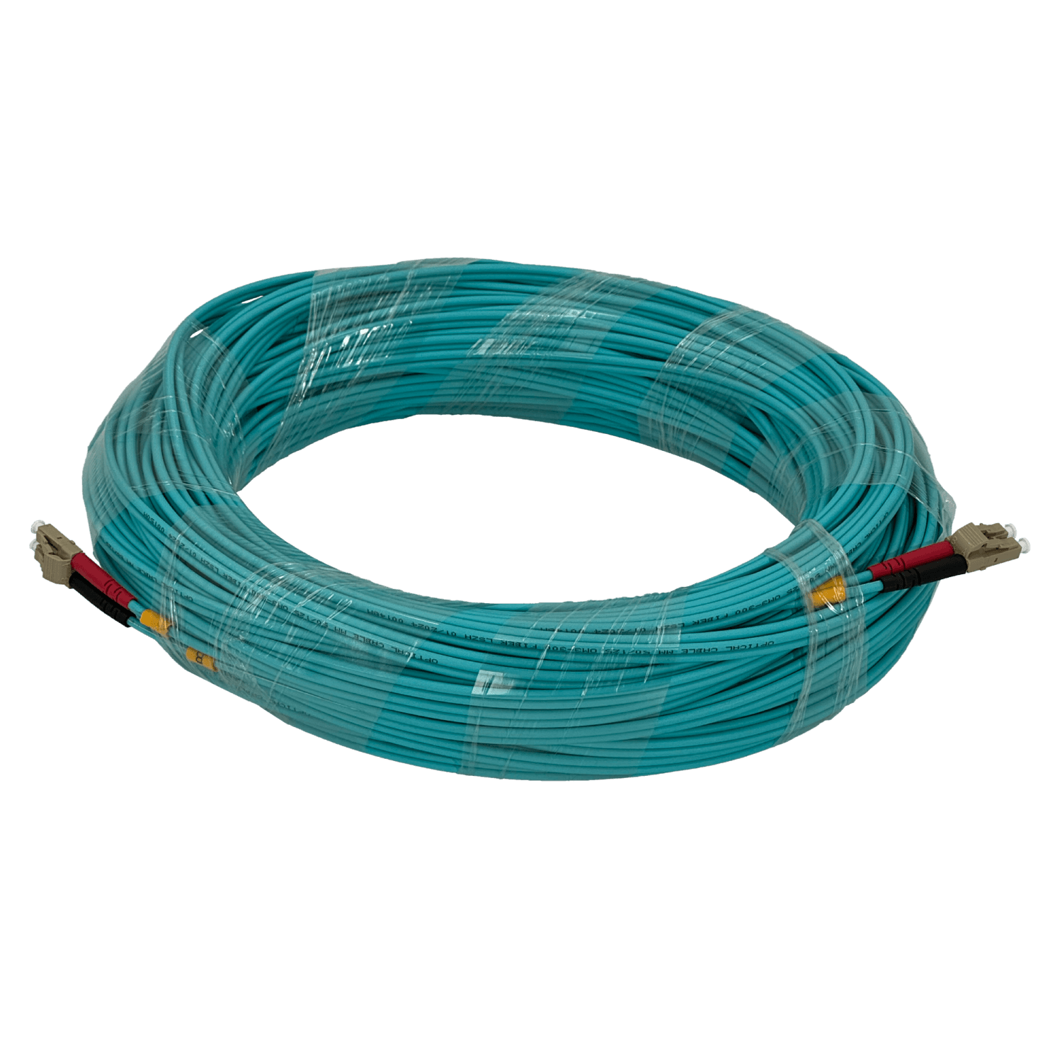50mt LC-LC OM3 MultiModo MM Duplex Jumper Fibra 3.0mm 50/125um LSZH 1