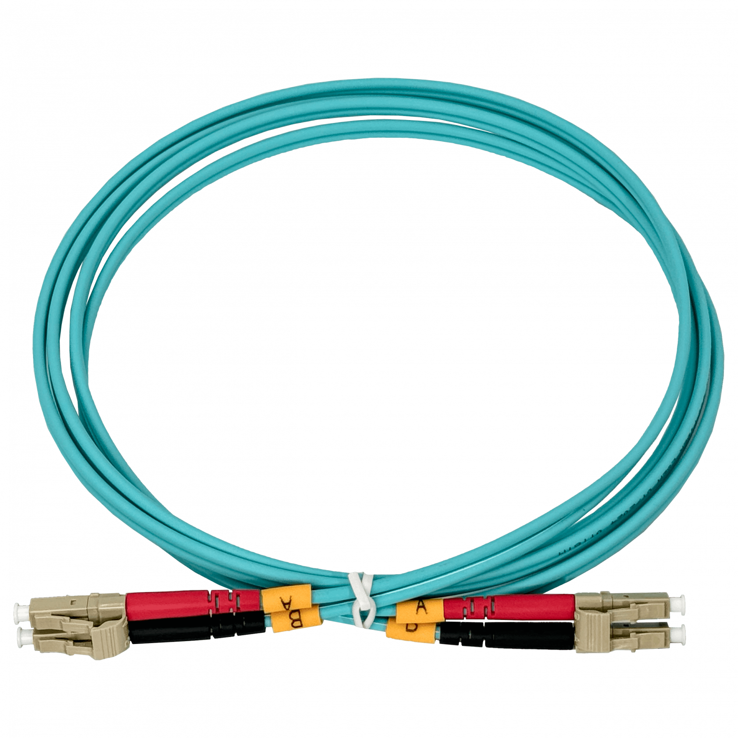 2mt LC-LC OM3 MultiModo MM Duplex Jumper Fibra 3.0mm 50/125um LSZH 2