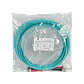 5mt ST-ST OM3 Multimodo MM Duplex Jumper Fibra 3.0mm 50/125um LSZH - Miniatura 1