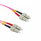 Cable Jumper de Fibra Óptica Multimodo OM4 SC-SC Duplex 10m 3.0mm LSZH - JF4CC10 - Miniatura 2