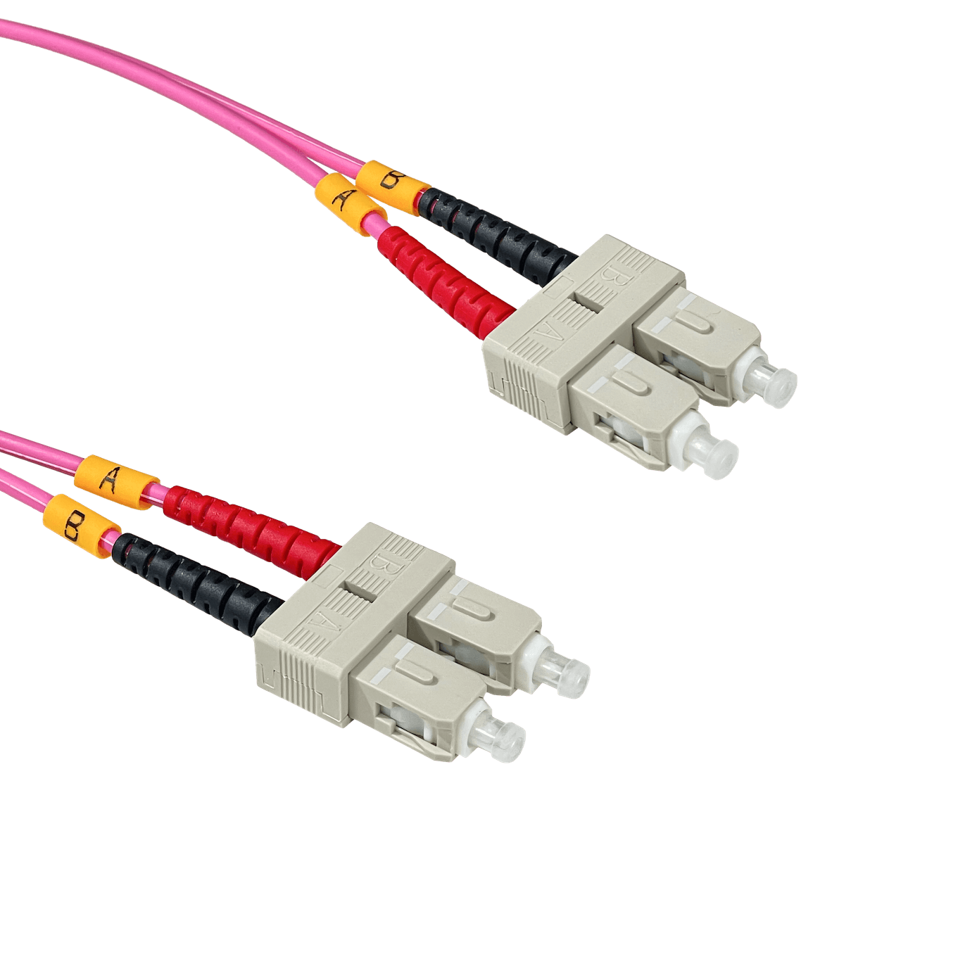 LSZH 100mt SC-SC OM4 MultiModo MM Duplex Jumper Fibra 50/125um 3mm 3