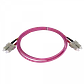 LSZH m25t SC-SC OM4 MultiModo MM Duplex Jumper Fibra 50/125um 3mm - Miniatura 3