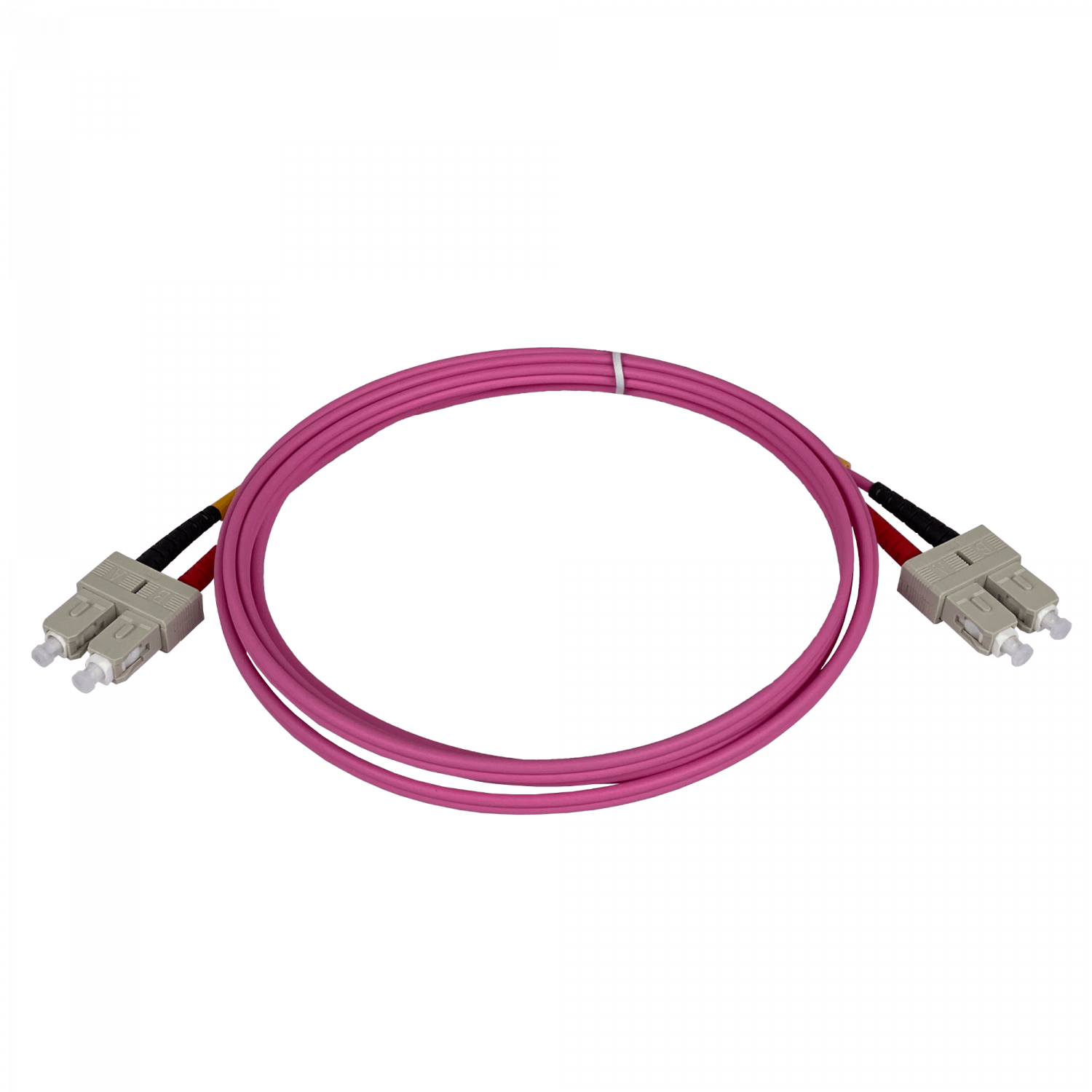 LSZH m25t SC-SC OM4 MultiModo MM Duplex Jumper Fibra 50/125um 3mm 3