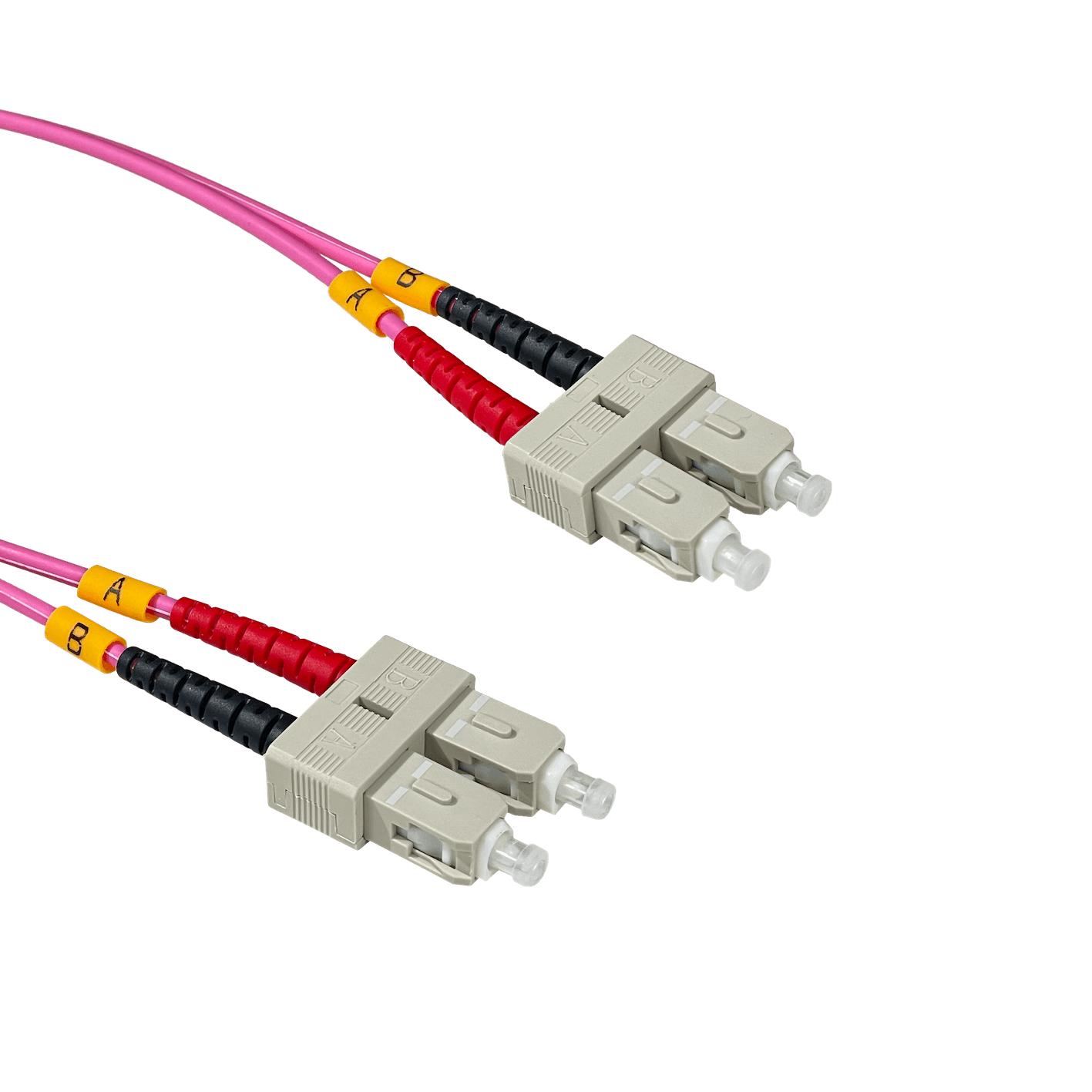LSZH 200mt SC-SC OM4 MultiModo MM Duplex Jumper Fibra 50/125um 3mm 1