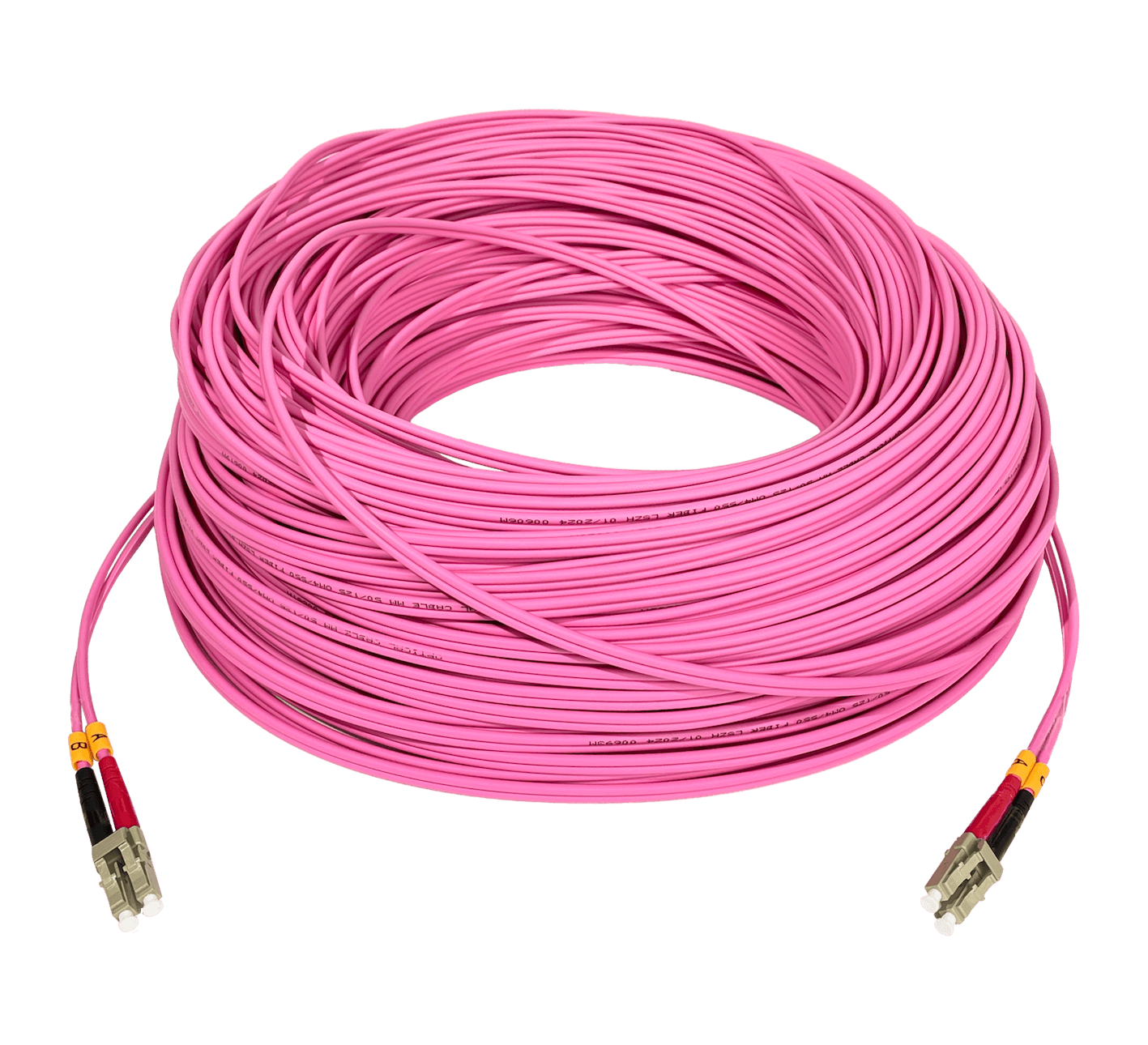 MultiModo MM Duplex Jumper Fibra 50/125um 3mm, LSZH 100mt LC-LC OM4 1
