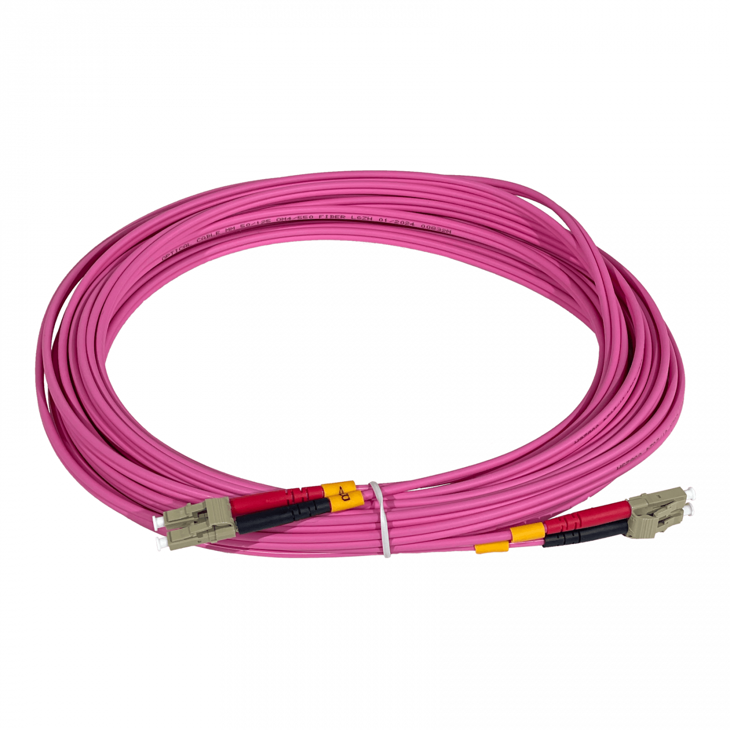 LSZH 10mt LC-LC- OM4 MultiModo MM Duplex Jumper Fibra 50/125um 3mm 3