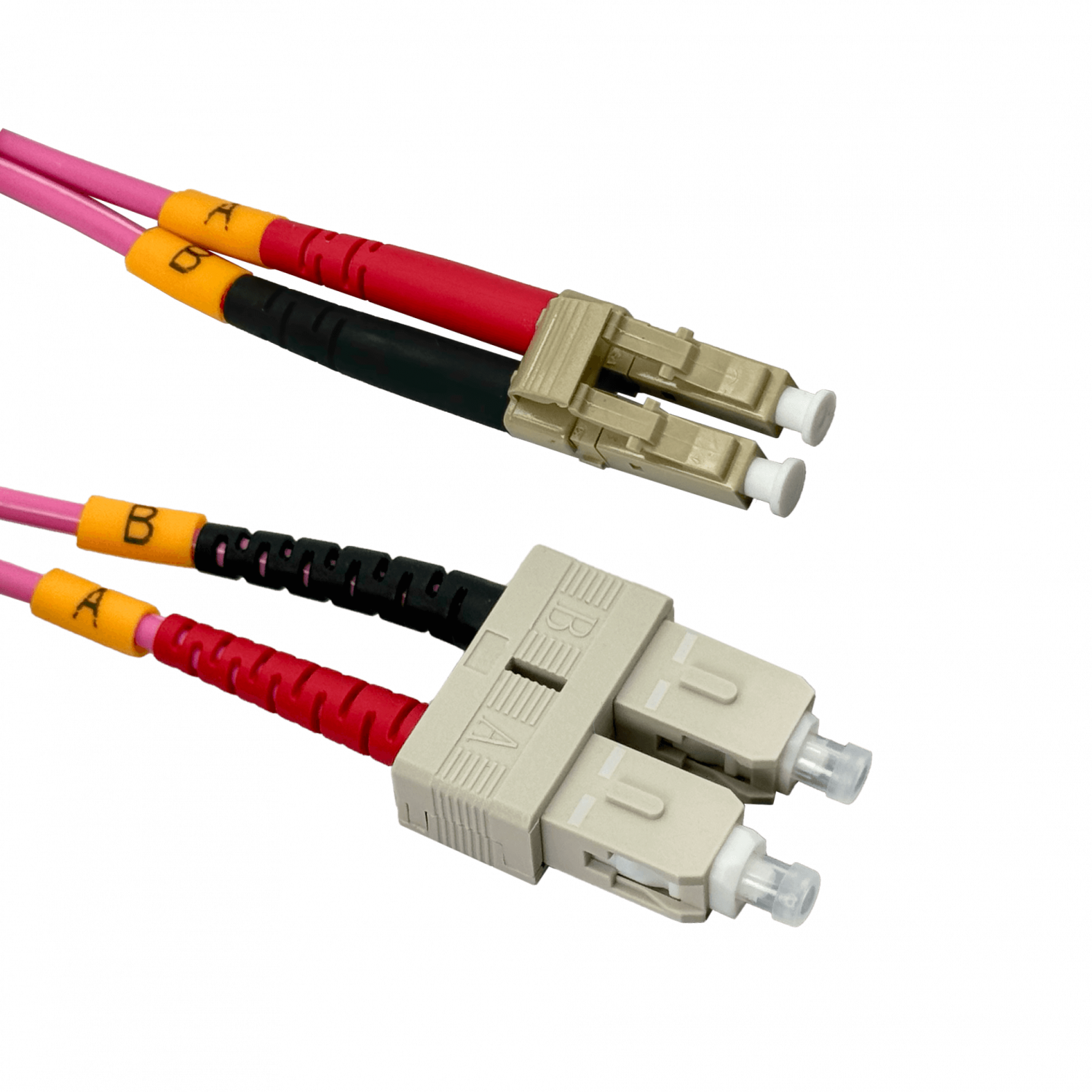 LSZH 5mt LC-SC OM4 MultiModo MM Duplex Jumper Fibra 50/125um 3mm  3