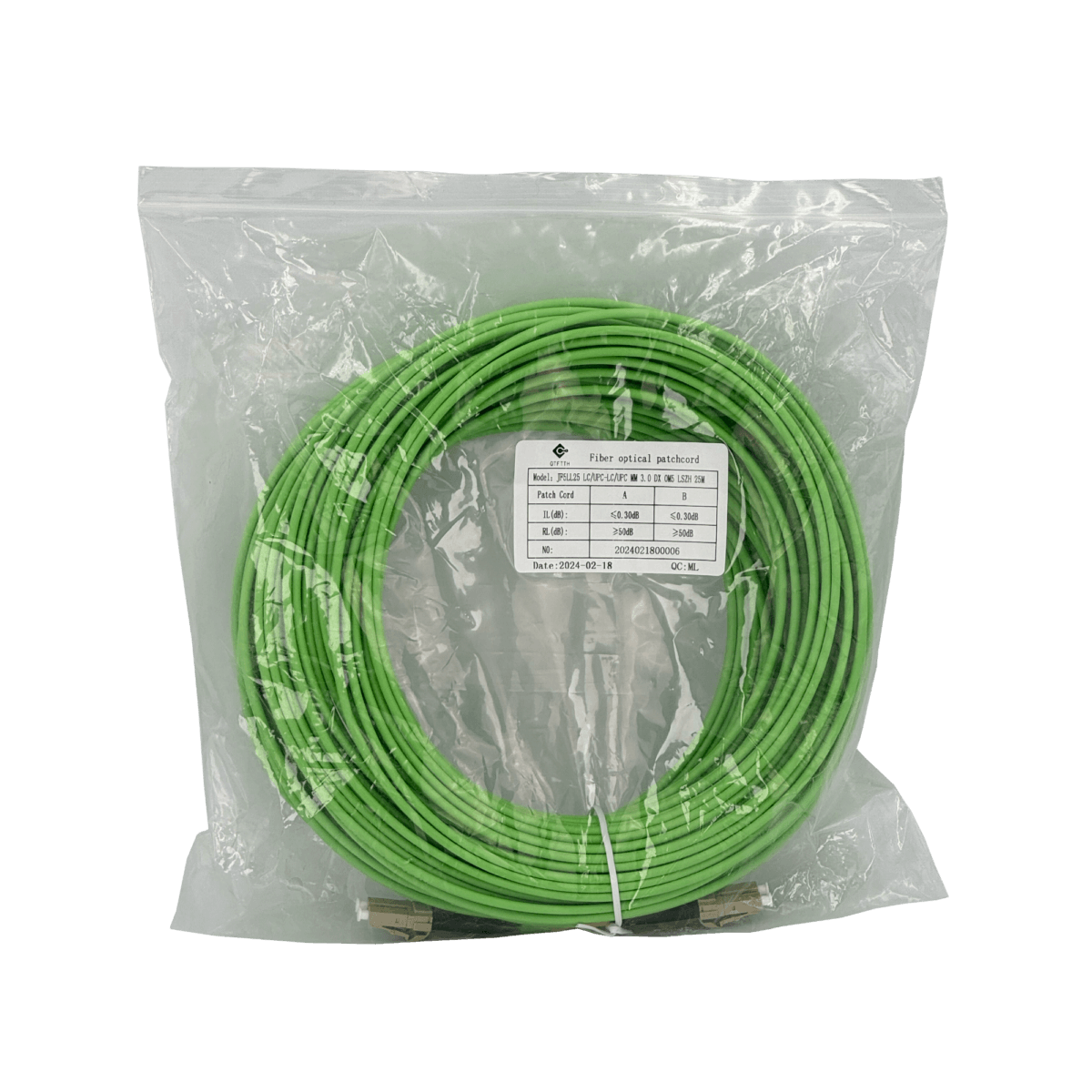5mt LC-LC OM5 MultiModo MM Duplex Jumper Fibra 50/125um LSZH 1