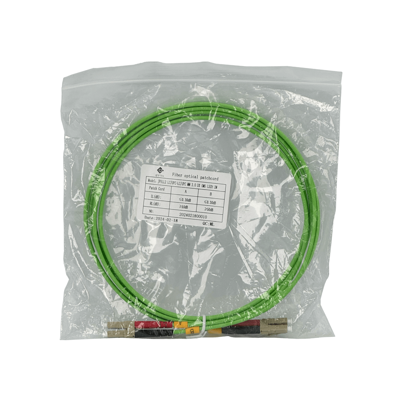 5mt LC-LC OM5 MultiModo MM Duplex Jumper Fibra 50/125um LSZH 2