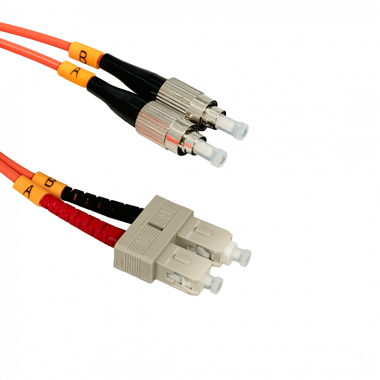 3mt SC-FC OM1 MultiModo MM Duplex Jumper Fibra 62.5/125um LSZH 2