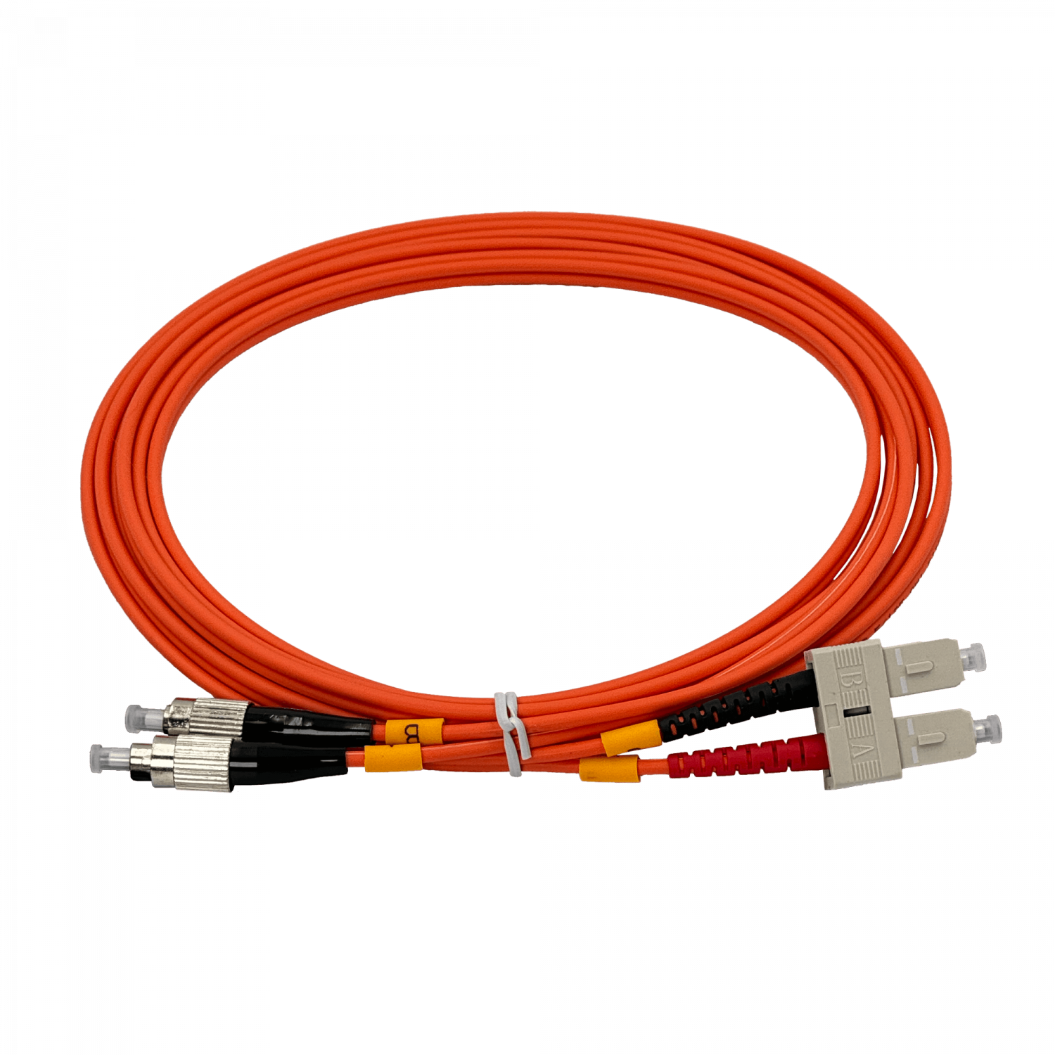 3mt SC-FC OM1 MultiModo MM Duplex Jumper Fibra 62.5/125um LSZH 3