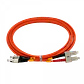 3mt SC-FC OM1 MultiModo MM Duplex Jumper Fibra 62.5/125um LSZH - Miniatura 3