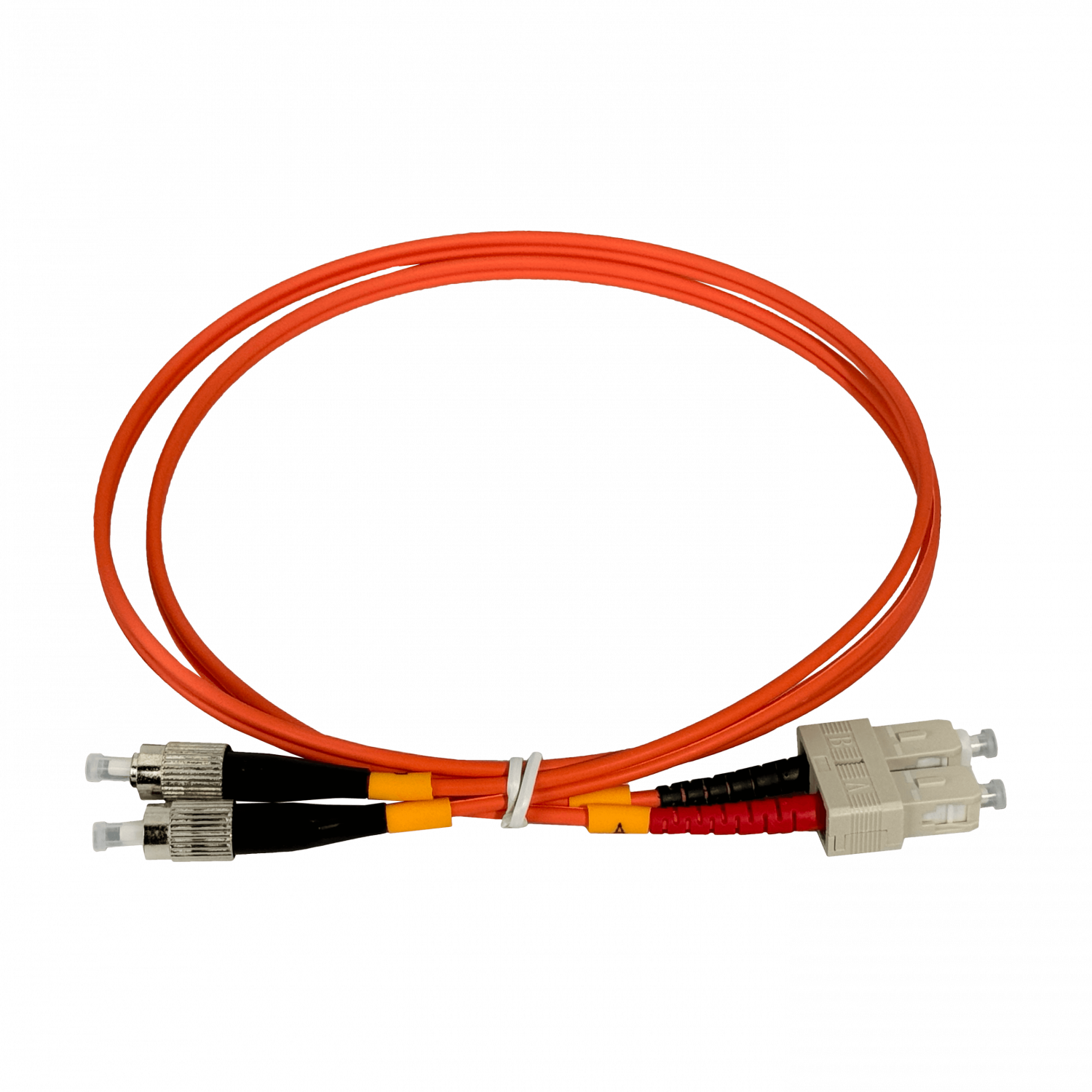 1mt SC-FC OM1 MultiModo MM Duplex Jumper Fibra 62.5/125um LSZH 1