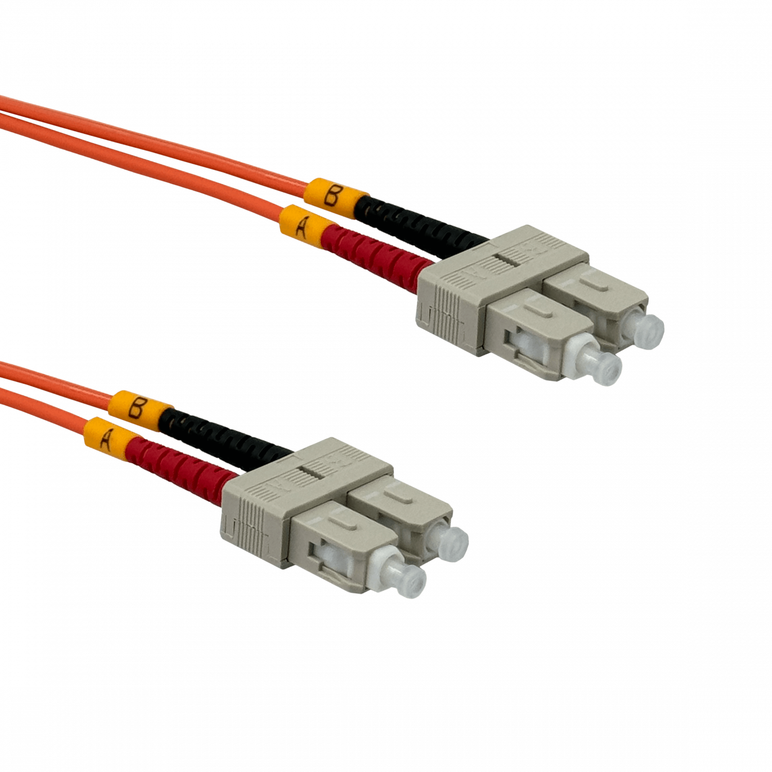 2mt SC-SC OM1 MultiModo MM Duplex Jumper Fibra 62.5/125um 3mm LSZH 1