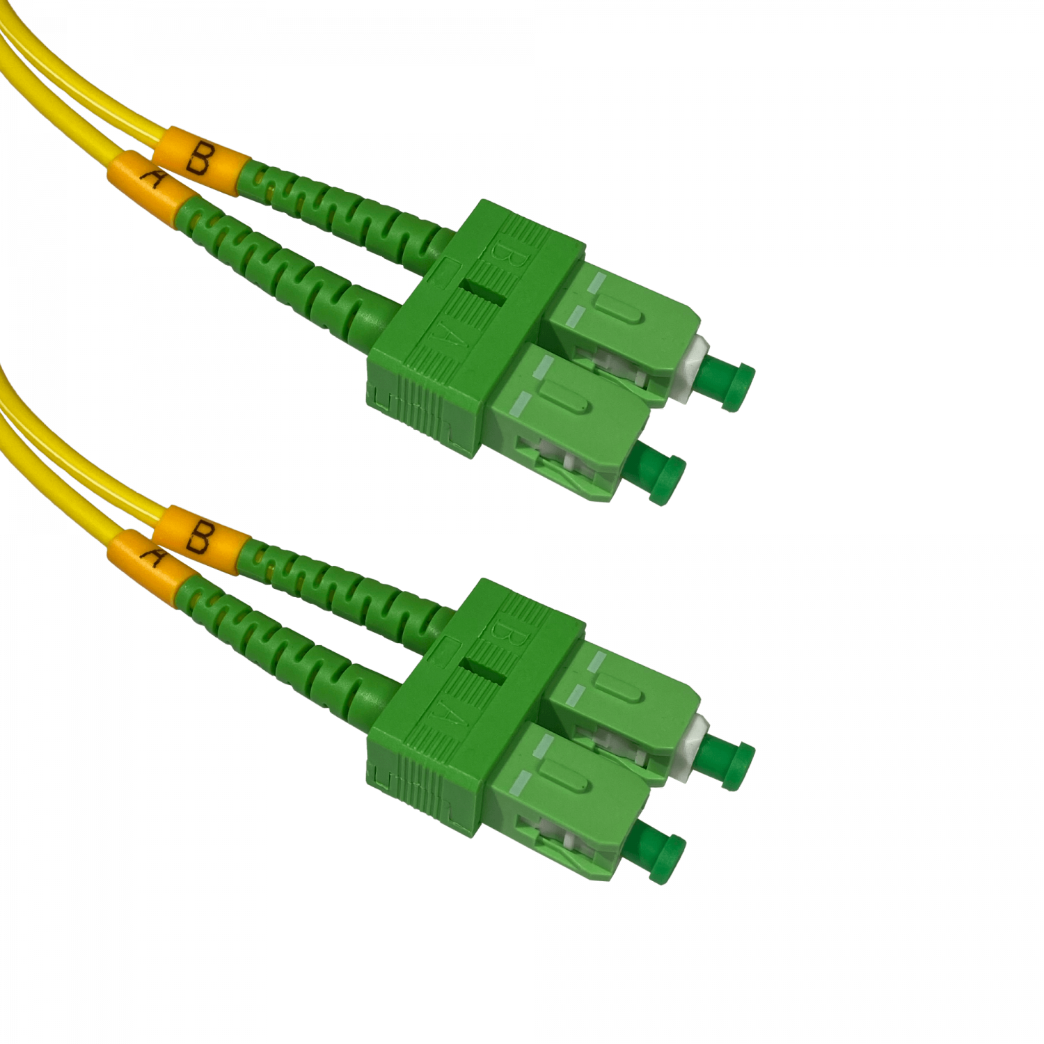 2mt SC/APC-SC/APC MonoModo SM Duplex Jumper Cable Fibra 9/125um LSZH 3