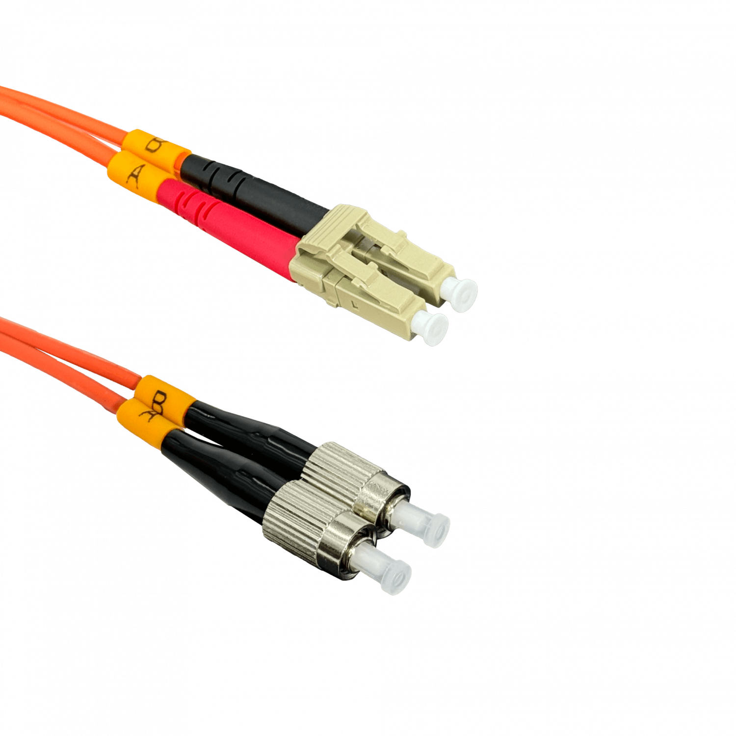 3mt LC-FC OM1 MultiModo MM Duplex Jumper Fibra 62.5/125um LSZH 2