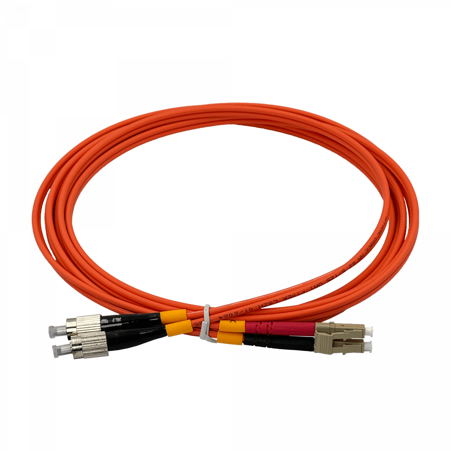 3mt LC-FC OM1 MultiModo MM Duplex Jumper Fibra 62.5/125um LSZH 3