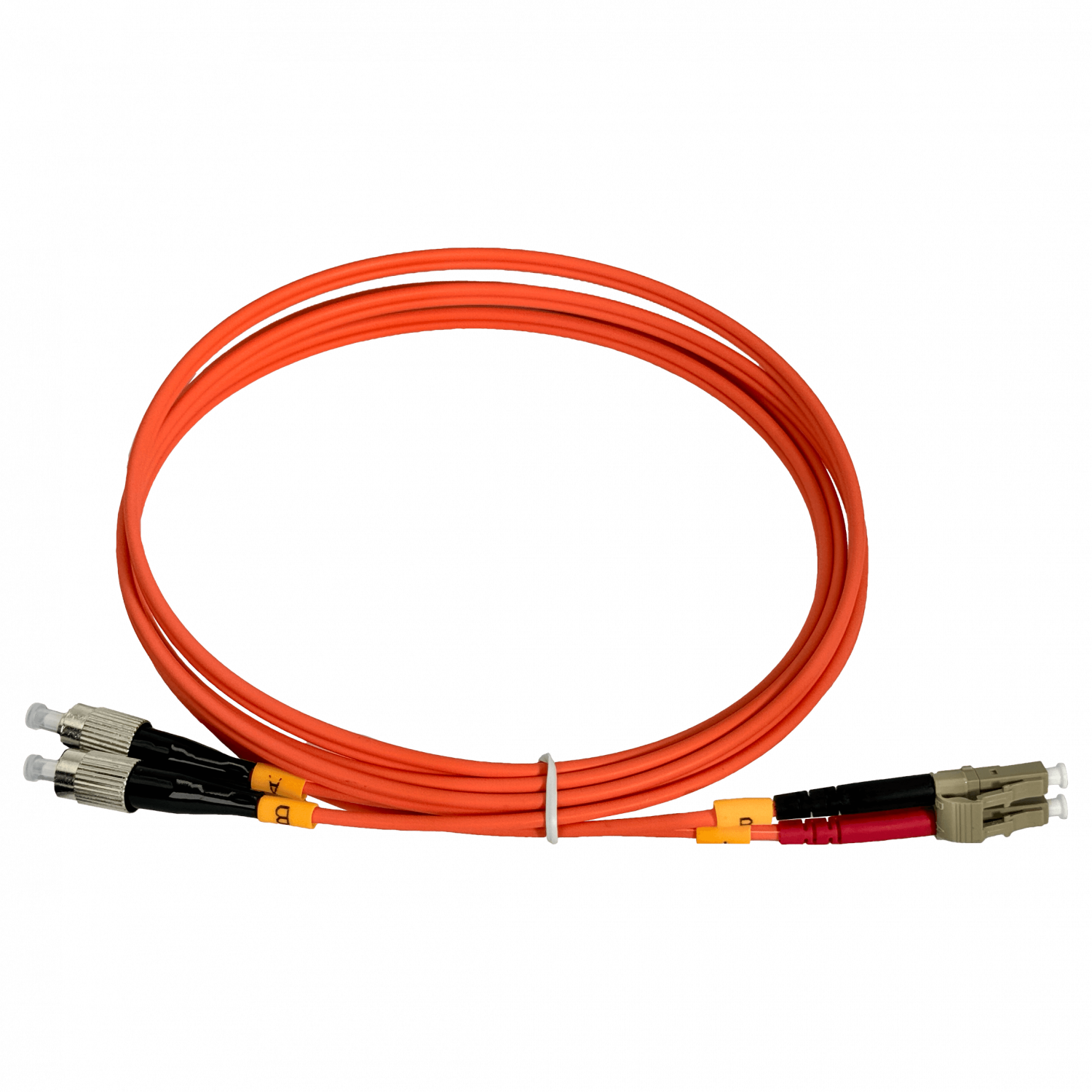2mt LC-FC OM1 MultiModo MM Duplex Jumper Fibra 62.5/125um LSZH 2