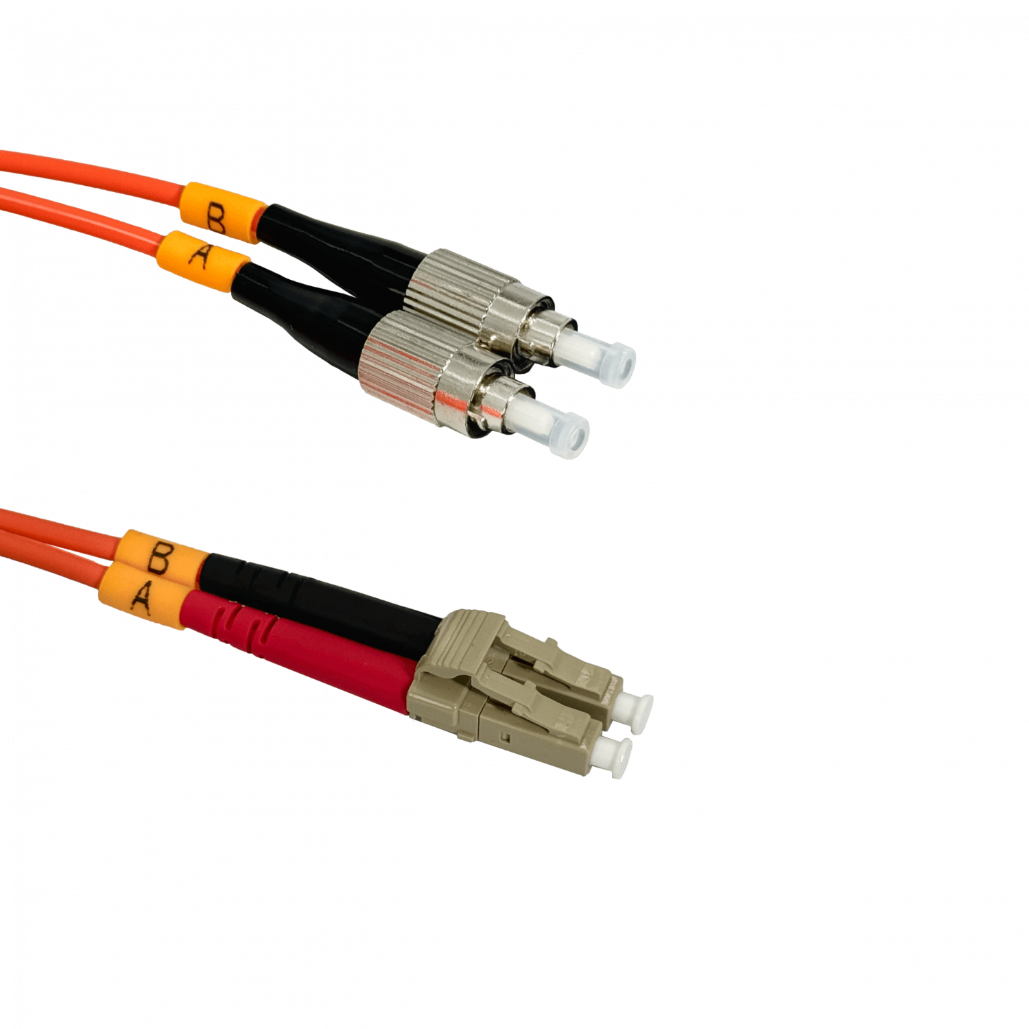 2mt LC-FC OM1 MultiModo MM Duplex Jumper Fibra 62.5/125um LSZH 3