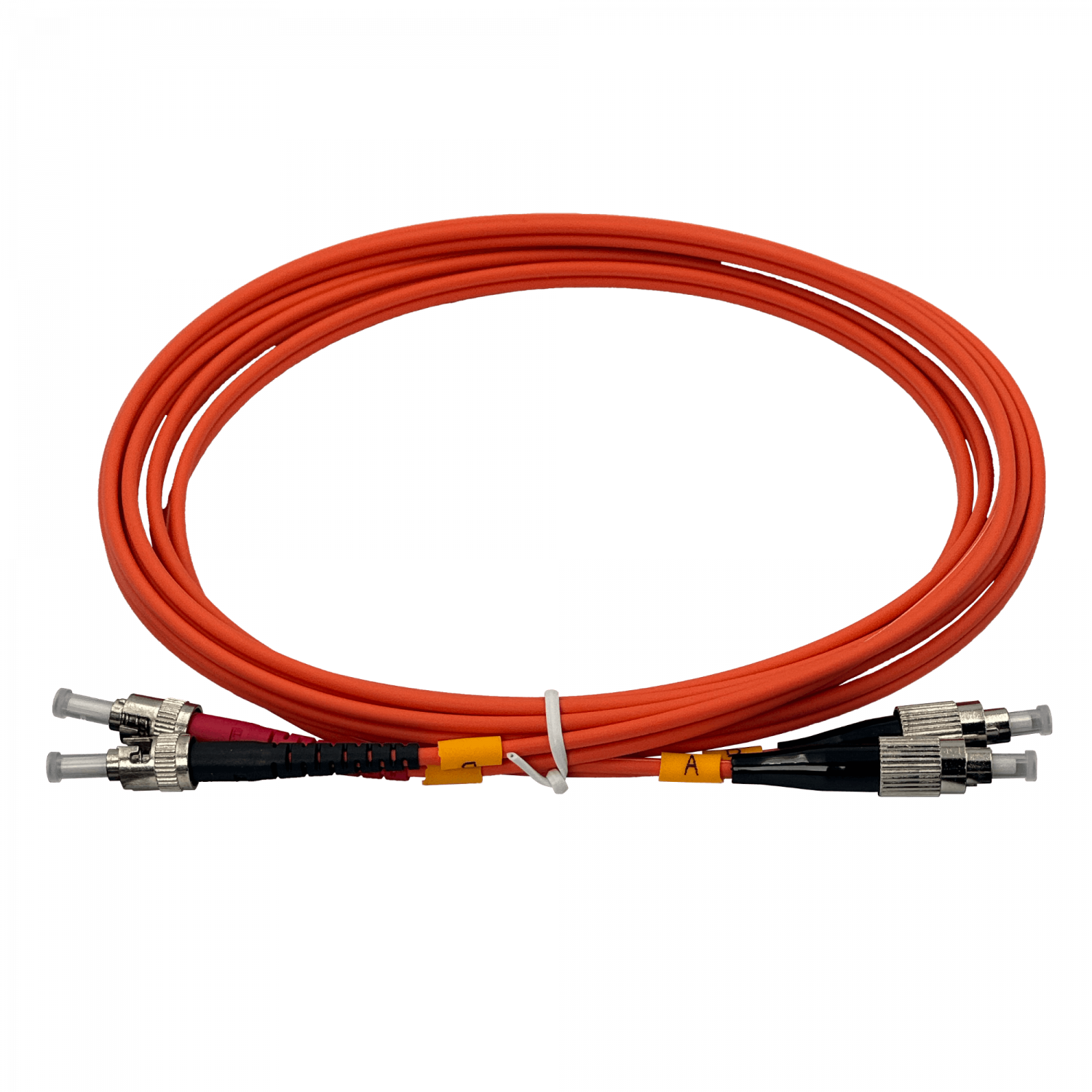 3mt FC-ST OM1 Multimodo MM Duplex Jumper Fibra 62.5/125um LSZH 3