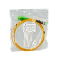 2mt SC/APC-ST/APC MonoModo SM Duplex Jumper Cable Fibra 9/125um 3mm - Miniatura 1