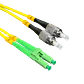 1mt LC/APC-FC/UPC MonoModo SM Duplex Jumper Cable Fibra 9/125um 3mm - Miniatura 3