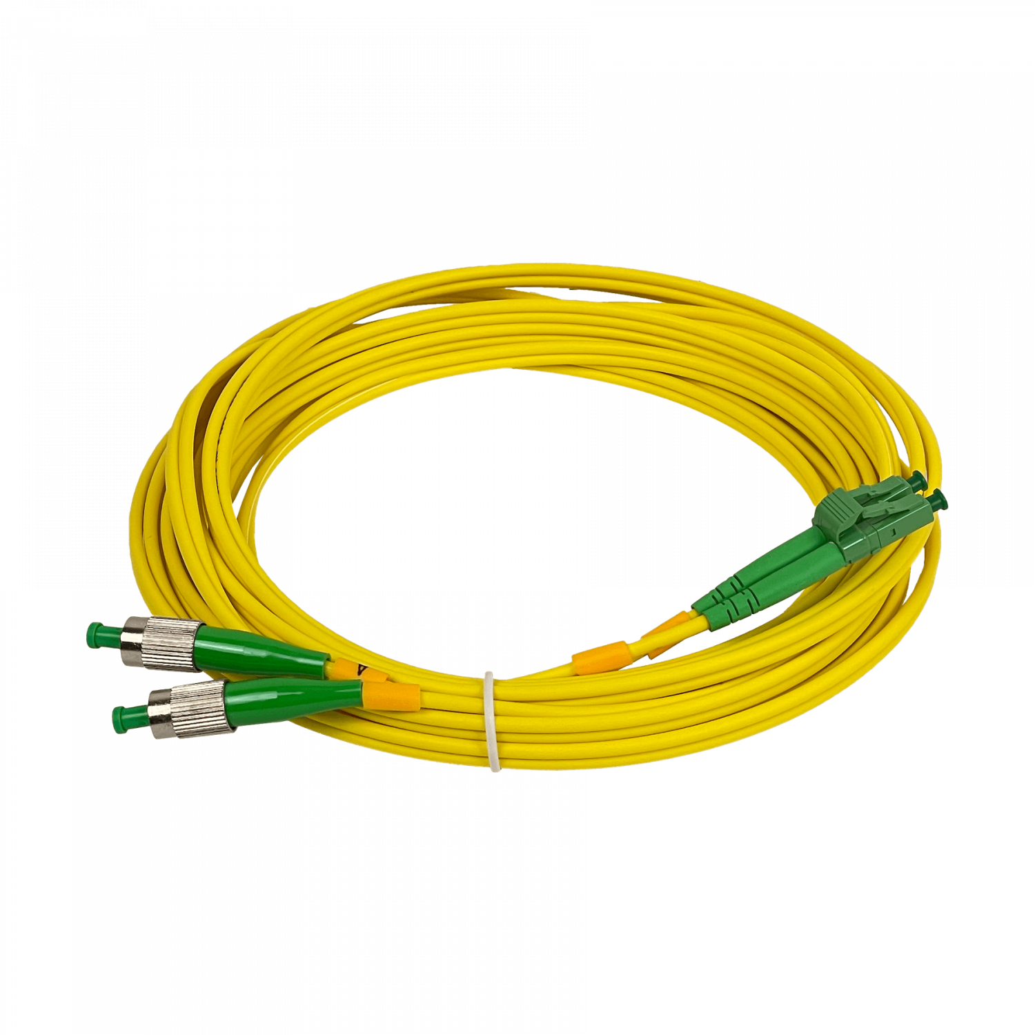 5mt LC/APC-FC/APC MonoModo SM Duplex Jumper Cable Fibra 9/125um 2