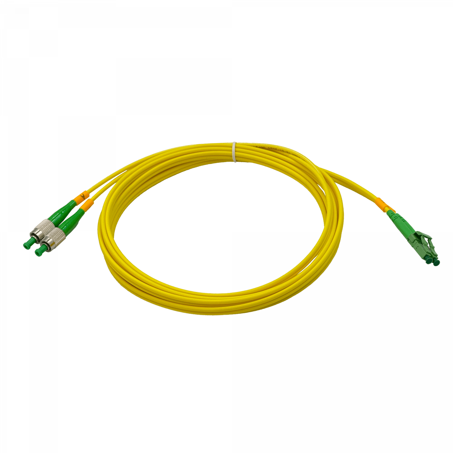 3mt LC/APC-FC/APC MonoModo SM Duplex Jumper Cable Fibra 9/125um 1