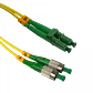 3mt LC/APC-FC/APC MonoModo SM Duplex Jumper Cable Fibra 9/125um - Miniatura 2