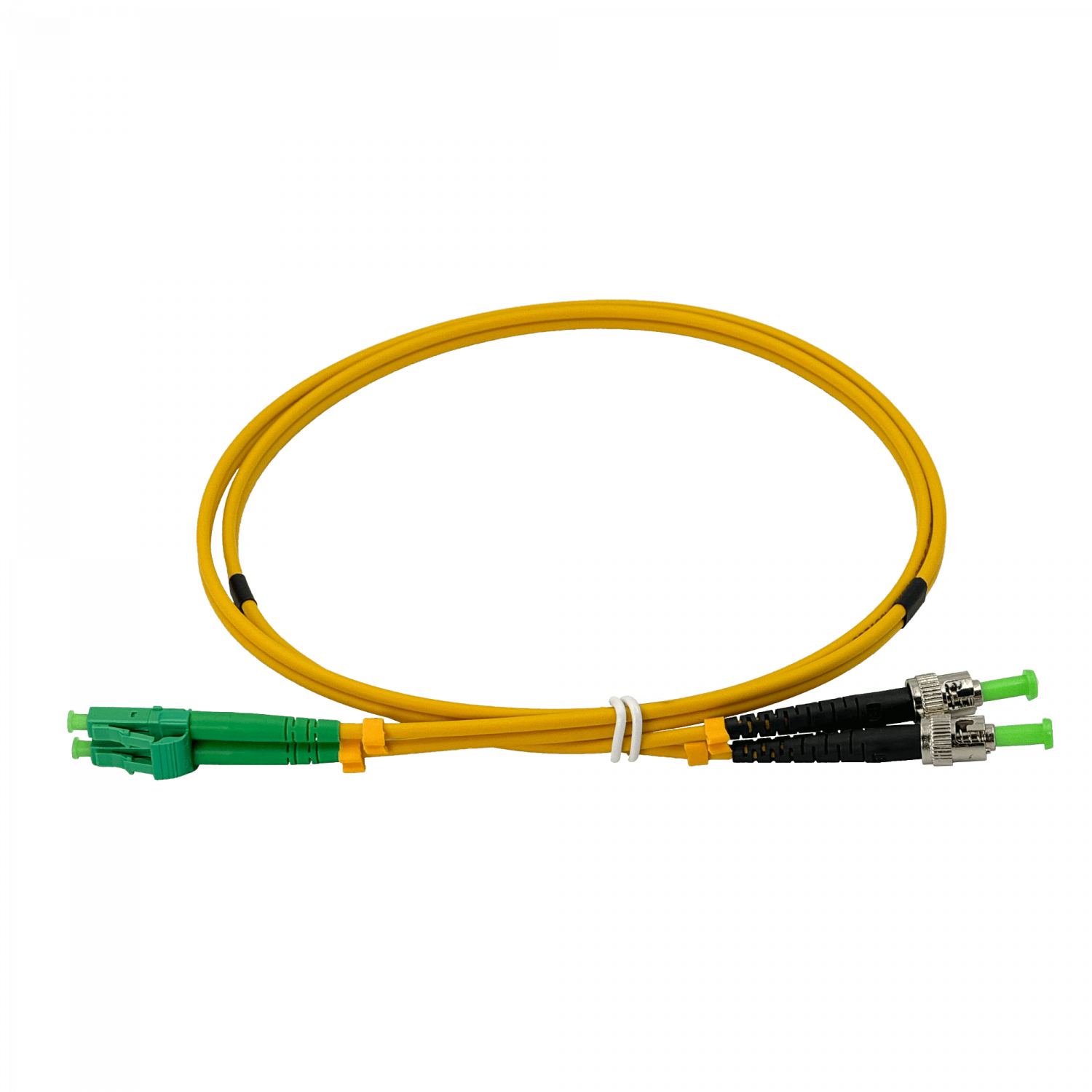 1mt LC/APC-ST/APC MonoModo SM Duplex Jumper Cable Fibra 9/125um 3mm 2