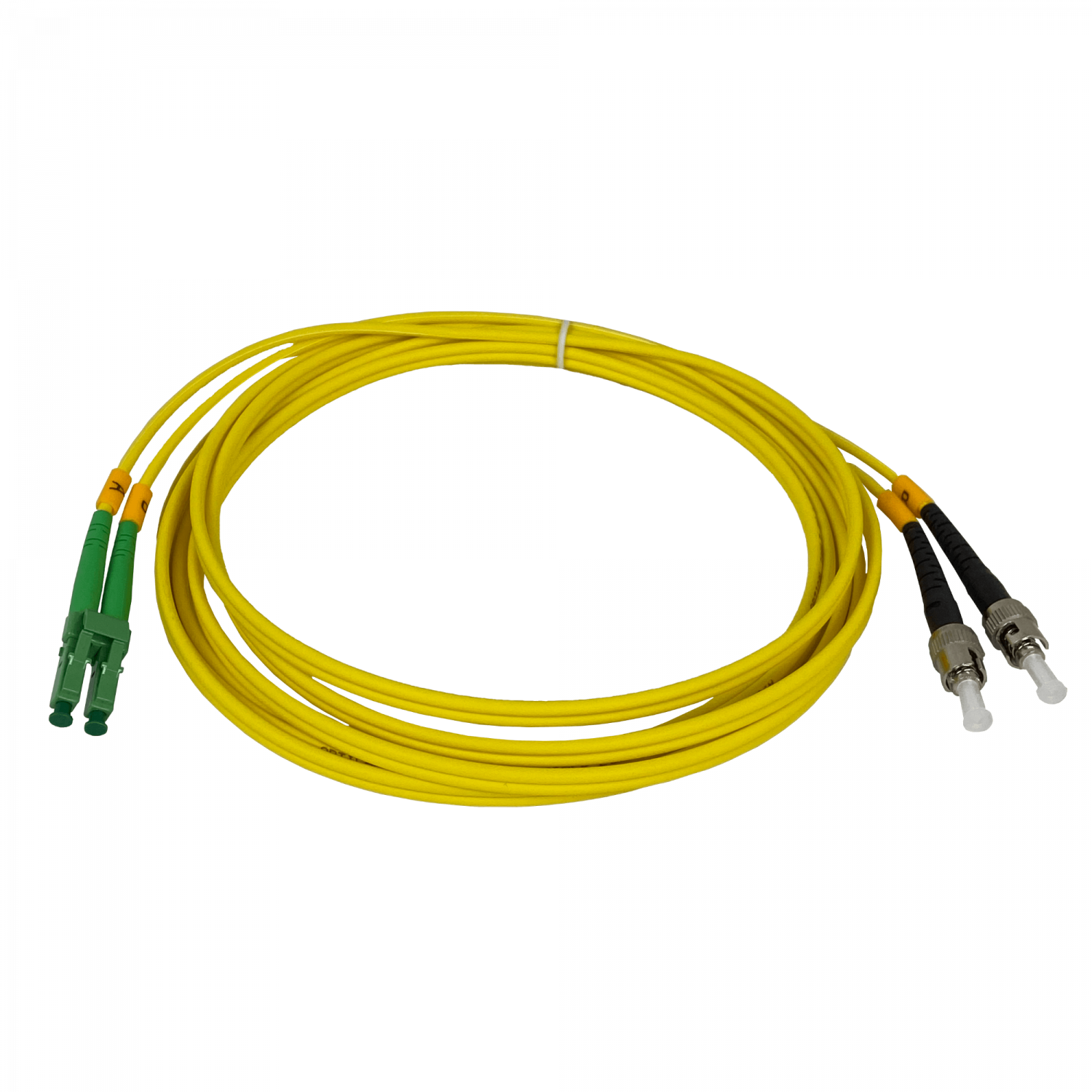 3mt SM LC/APC-ST/UPC MonoModo SM Duplex Jumper Cable Fibra 3.0mm 9/125 3