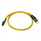 1mt SM LC/APC-ST/UPC MonoModo SM Duplex Jumper Cable Fibra 3.0mm 9/125 - Miniatura 3