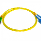 1mt SC/UPC-FC/APC MonoModo SM Duplex Jumper Cable Fibra 9/125um 3mm - Miniatura 3