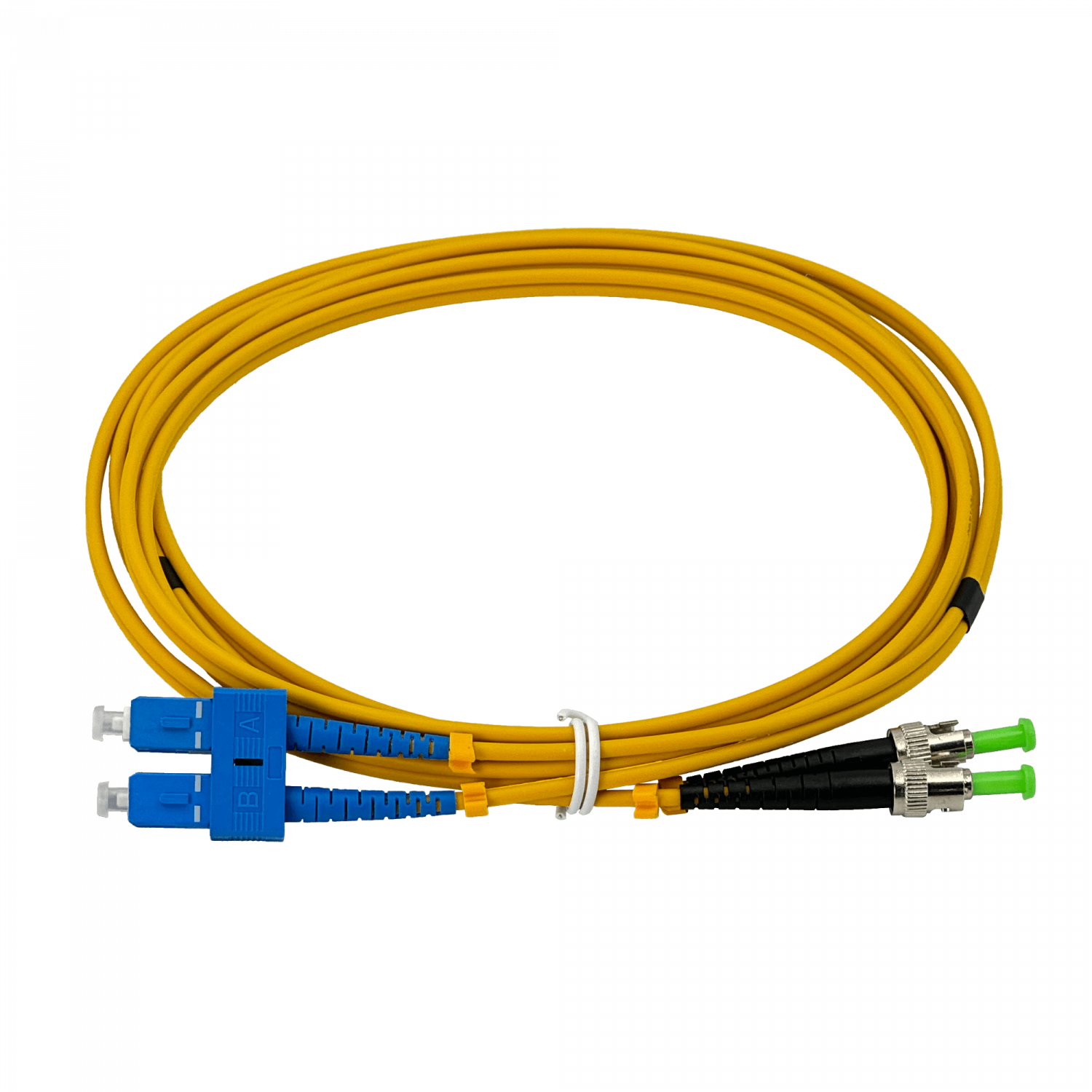 3mt SC/UPC-ST/APC MonoModo SM Duplex Jumper Cable Fibra 3.0mm 9/125um 1