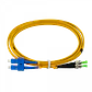 3mt SC/UPC-ST/APC MonoModo SM Duplex Jumper Cable Fibra 3.0mm 9/125um - Miniatura 1