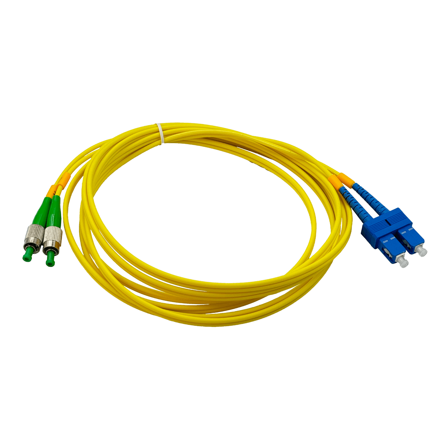 3mt SC/UPC-FC/APC MonoModo SM Duplex Jumper Cable Fibra 9/125um 3mm 2