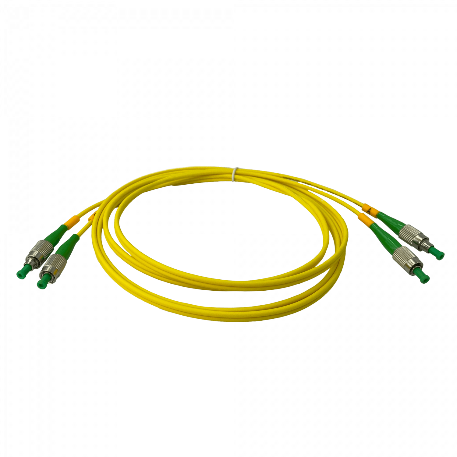 2mt FC/APC-FC/APC MonoModo SM Duplex Jumper Cable Fibra 9/125um 3mm 2