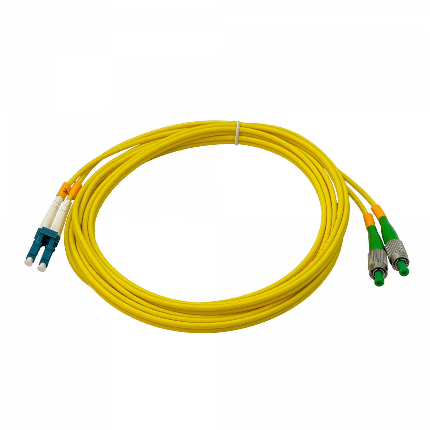 3mt FC/APC-LC/UPC MonoModo SM Duplex Jumper Cable Fibra 9/125um 3mm 2