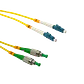 5mt FC/APC-LC/UPC MonoModo SM Duplex Jumper Cable Fibra 9/125um 3mm - Miniatura 1