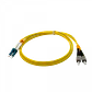 1mt LC-FC MonoModo SM Duplex Jumper Cable Fibra 9/125um LSZH - Miniatura 2