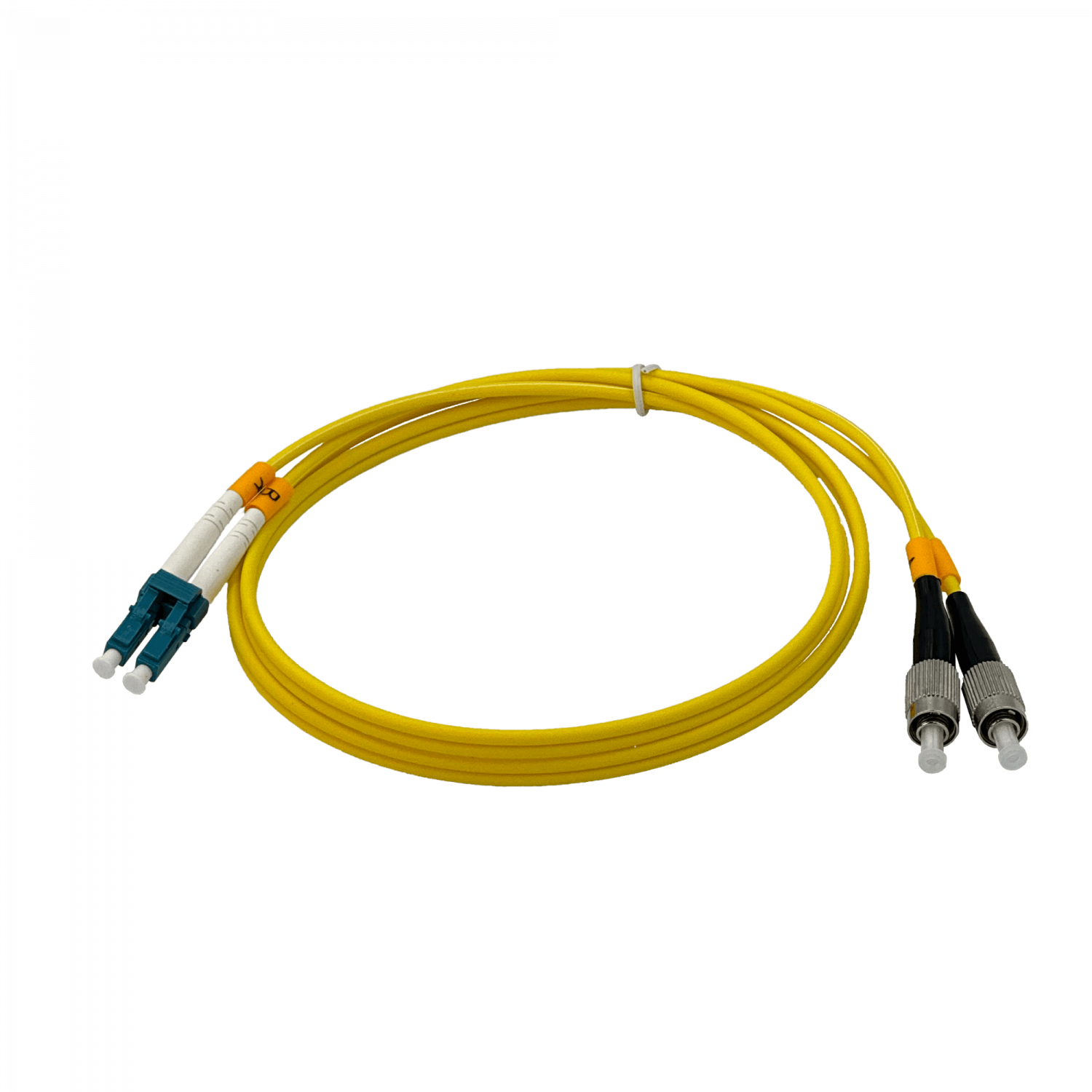1mt LC-FC MonoModo SM Duplex Jumper Cable Fibra 9/125um LSZH 2