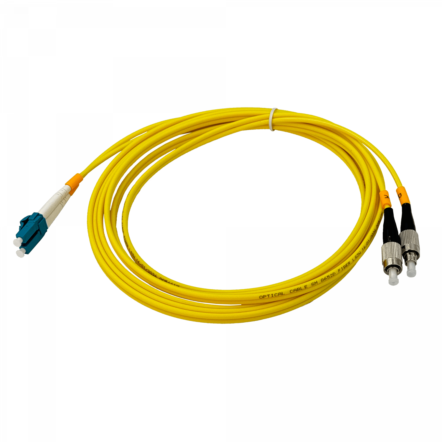 3mt LC-FC MonoModo SM Duplex Jumper Cable Fibra 9/125um LSZH 2