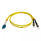 1mt LC-ST/UPC MonoModo SM Duplex Jumper Cable Fibra 9/125um 3mm LSZH - Miniatura 3