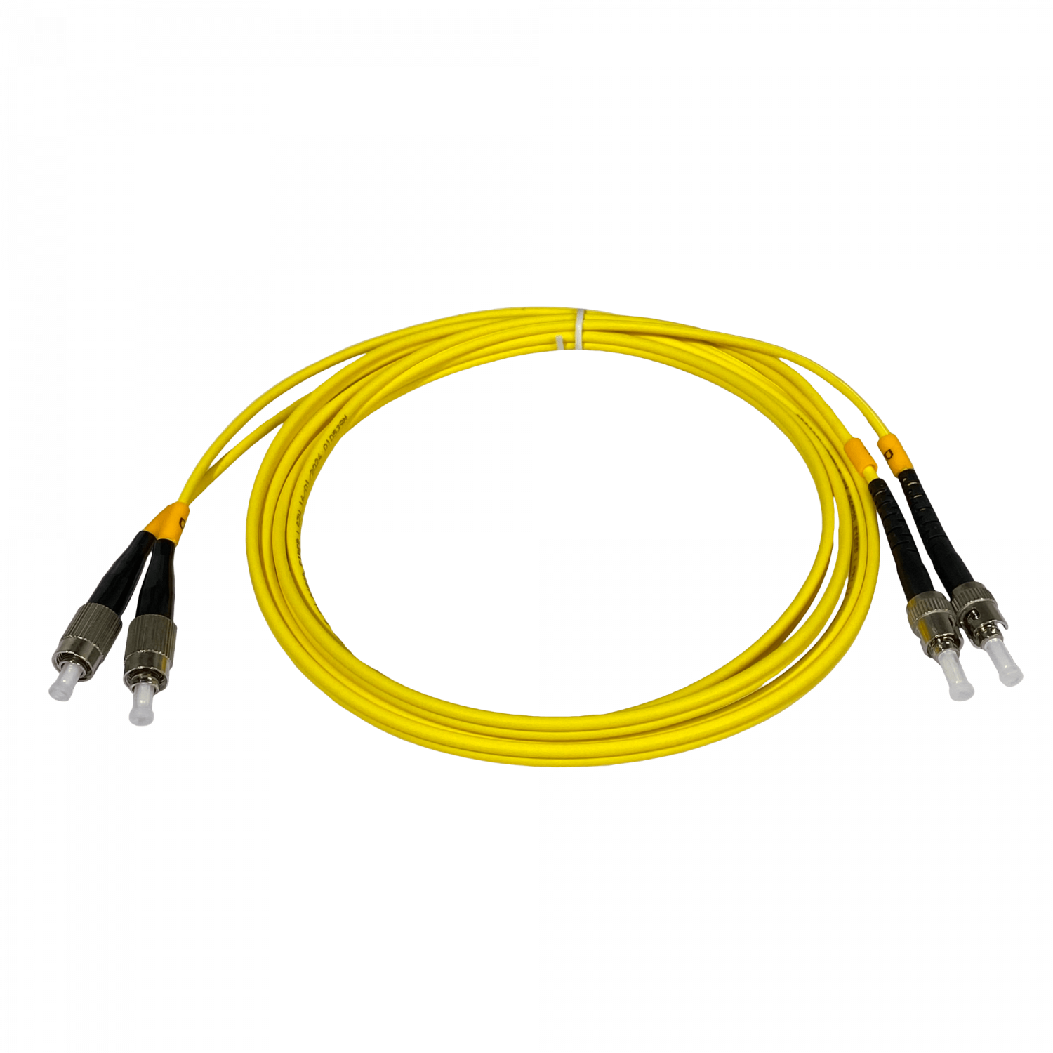 2mt ST-FC MonoModo SM Duplex Jumper Cable Fibra 3.0mm 9/125um LSZH 2