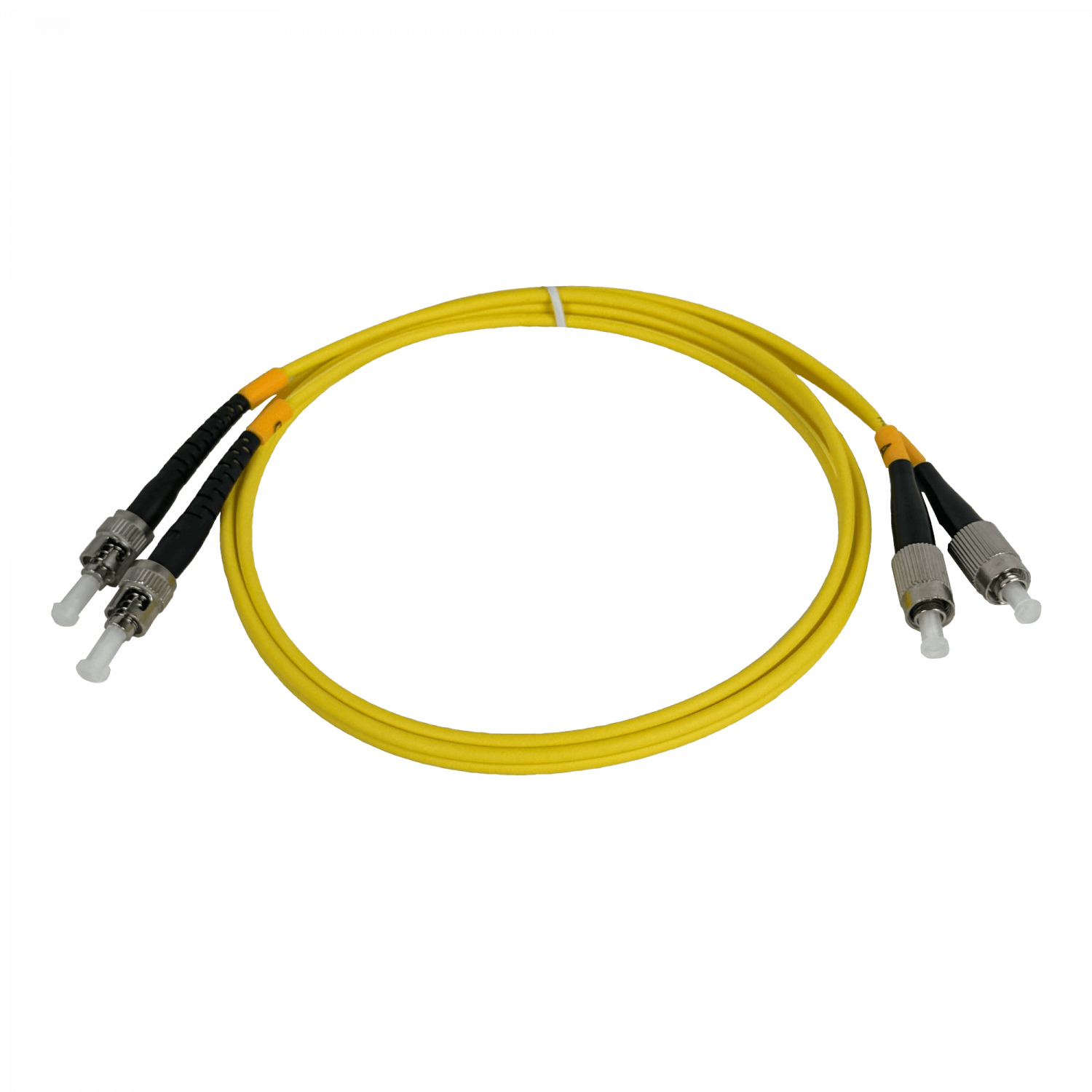 1mt ST-FC MonoModo SM Duplex Jumper Cable Fibra 3.0mm 9/125um LSZH 3