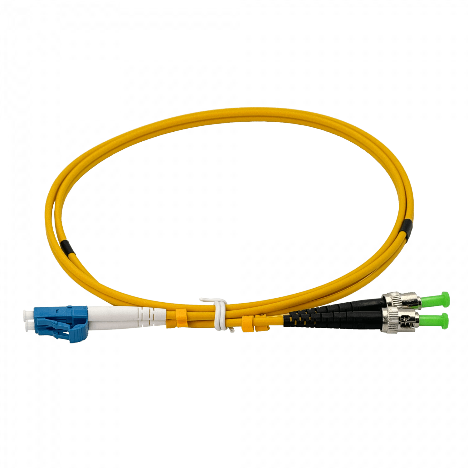 1mt LC/UPC-ST/APC MonoModo SM Duplex Jumper Cable Fibra 9/125um 3mm 1