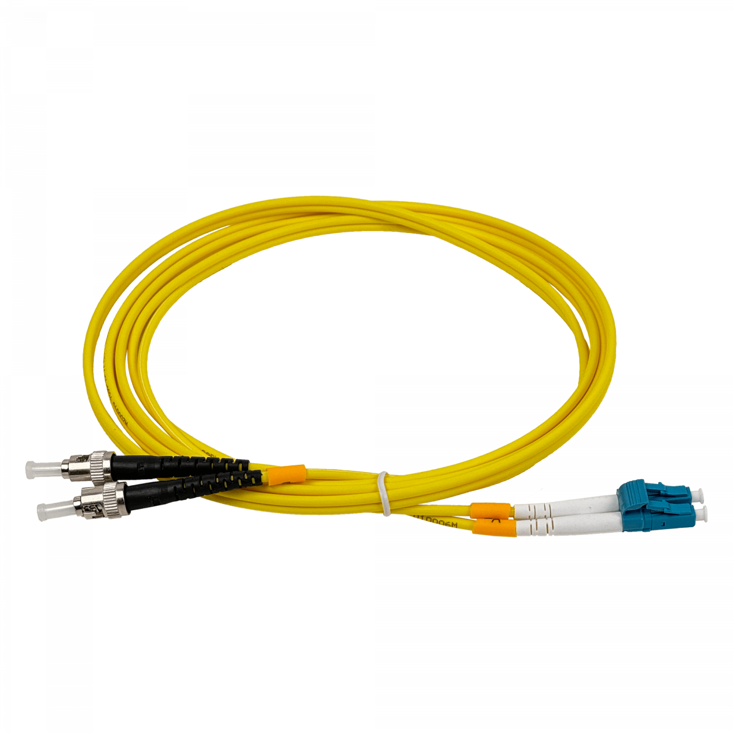 2mt LC-ST/UPC MonoModo SM Duplex Jumper Cable Fibra 9/125um 3mm LSZH 2