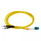 2mt LC-ST/UPC MonoModo SM Duplex Jumper Cable Fibra 9/125um 3mm LSZH - Miniatura 2