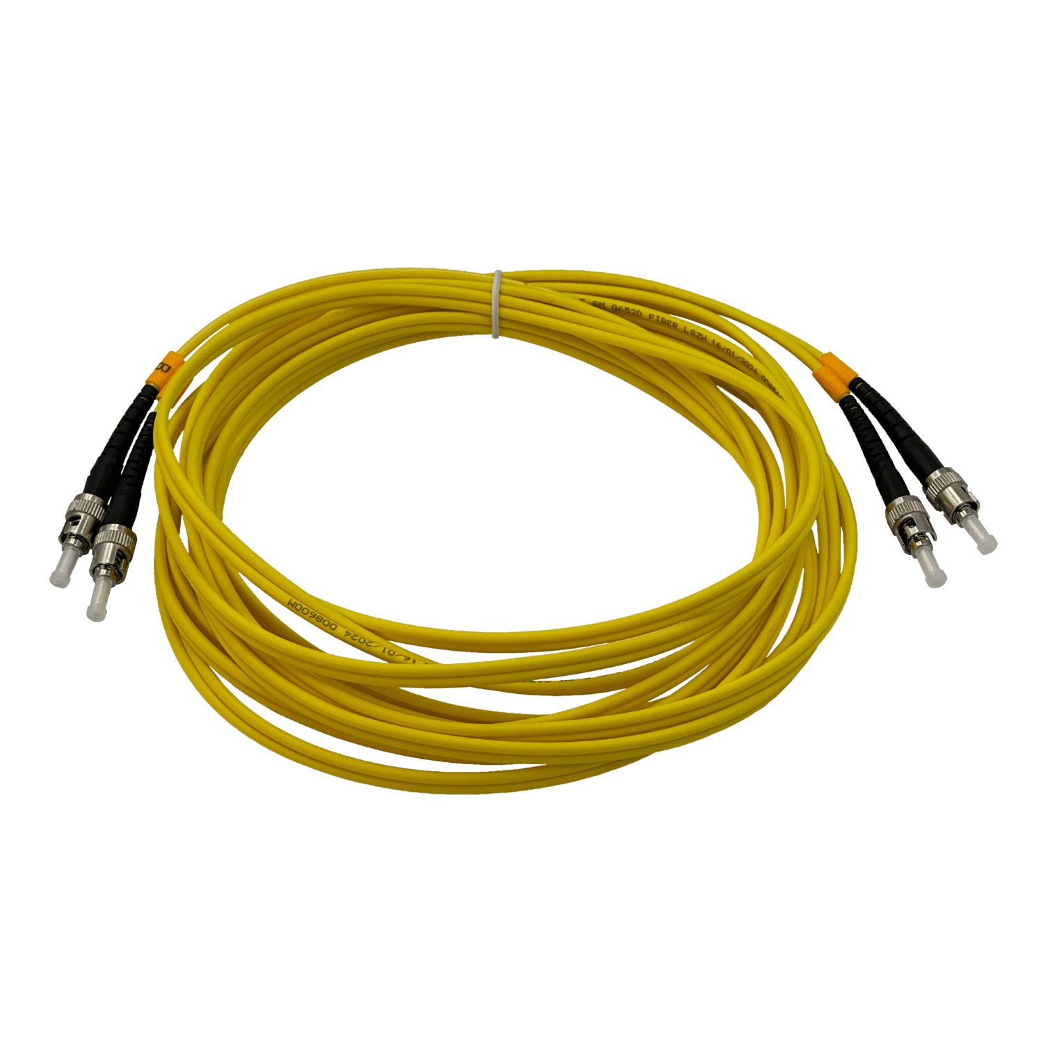 5mt ST-ST MonoModo SM Duplex Jumper Cable Fibra 9/125um 3mm 1