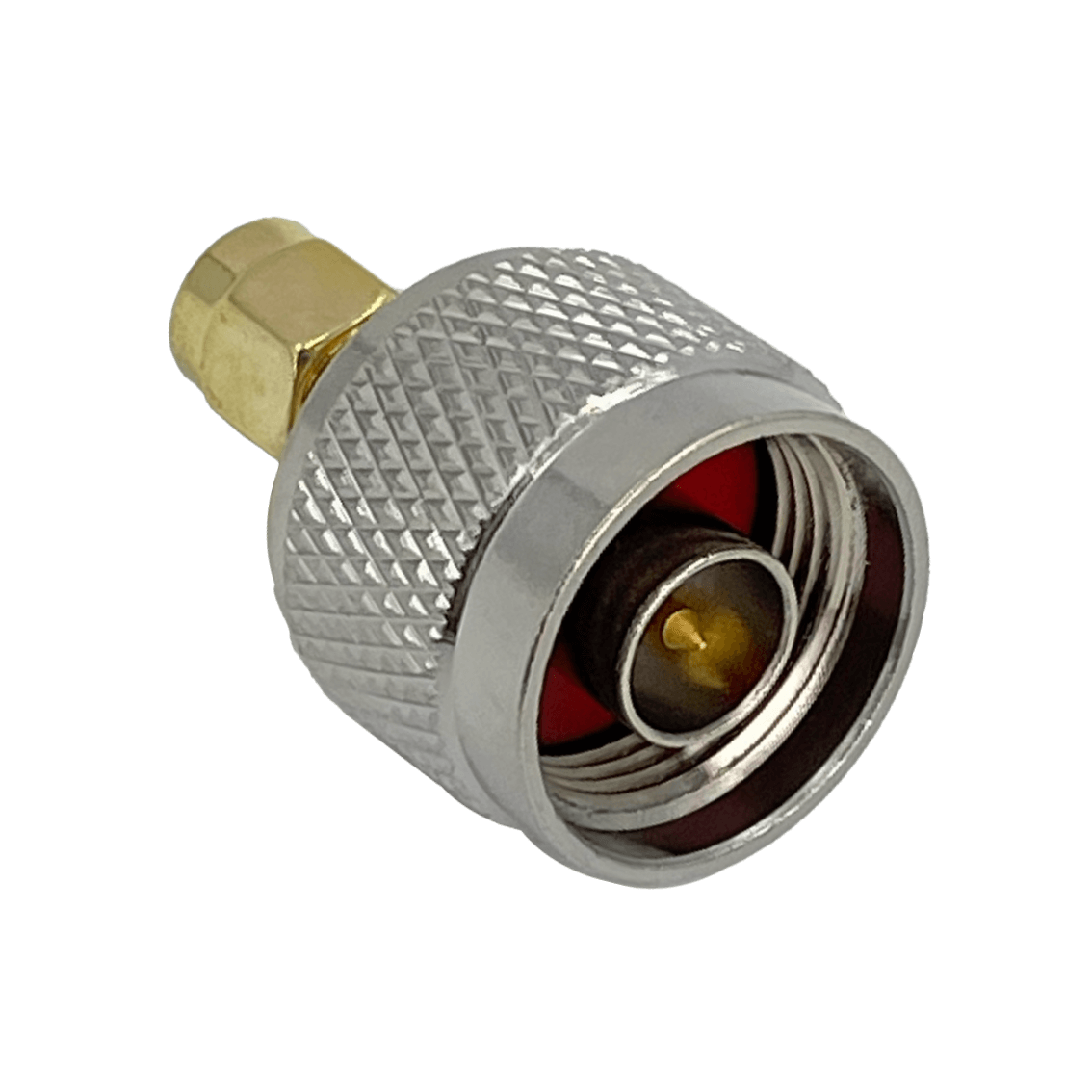 Adaptador Coaxial N Macho a SMA Macho Tipo Copla RF 2